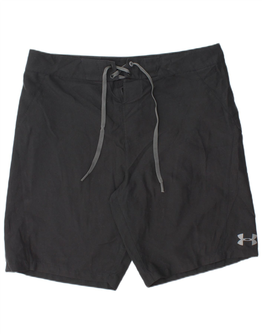UNDER ARMOUR Mens Heat Gear Loose Fit Swimming Shorts Large  Black