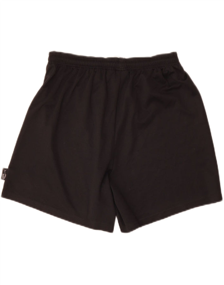 ADIDAS Mens Climalite Graphic Sport Shorts Large  Black Polyester Vintage Adidas and Second-Hand Adidas from Messina Hembry 