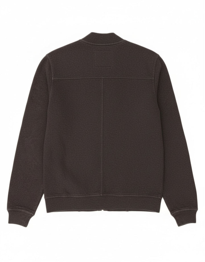 All Saints Mens Tracksuit Top Jacket Small Grey Cotton