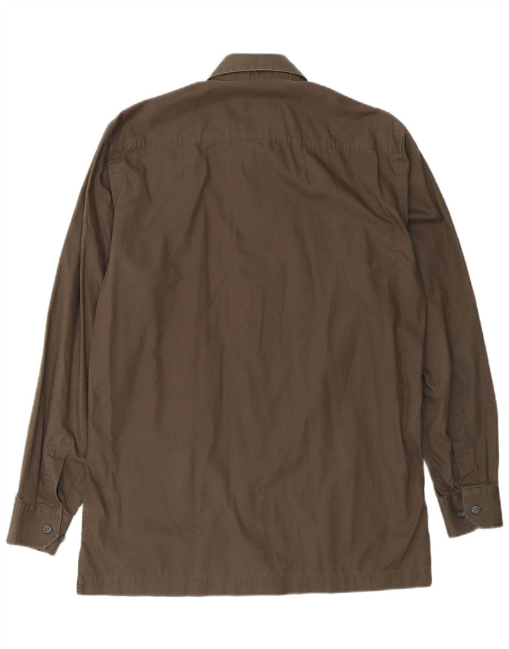 HUGO BOSS Mens Shirt Small Brown