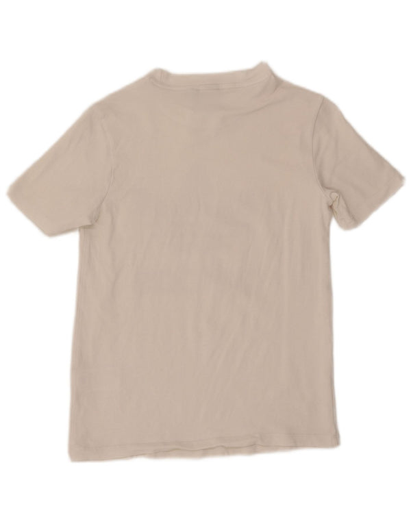 Adidas Womens Graphic T-Shirt Top UK 8 Small White Cotton