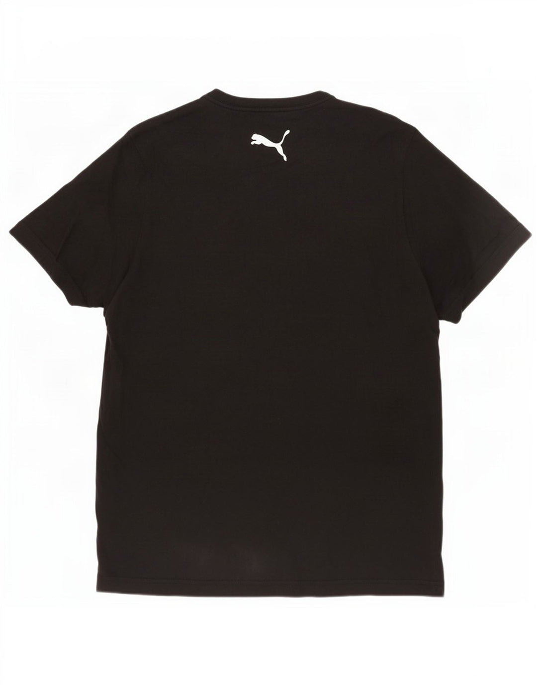 Puma Mens T-Shirt Top Large Black Cotton