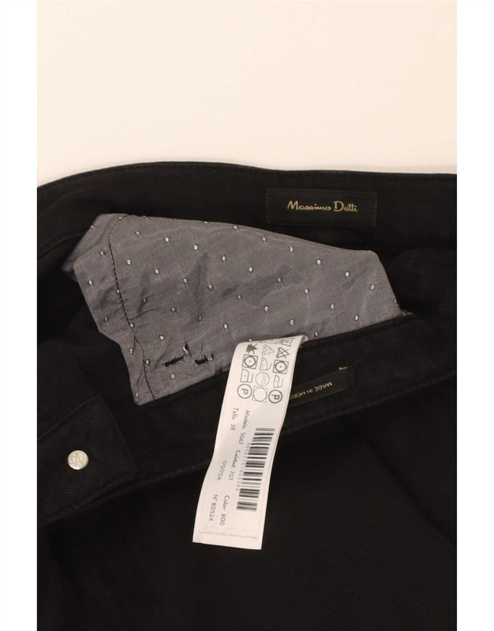 Massimo Dutti Womens Slim Jeans EU 38 Small W28 L28 Black