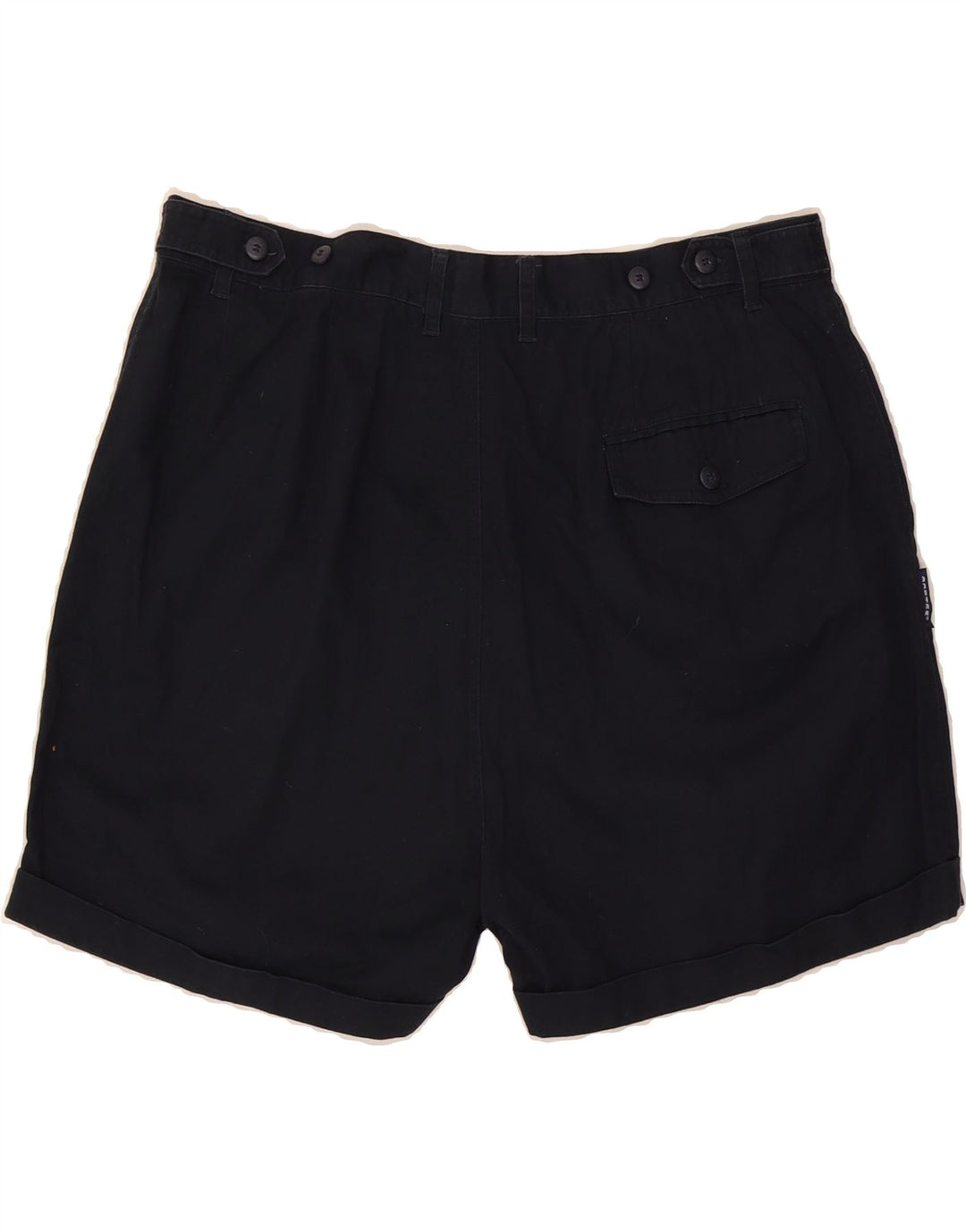 MASTER Mens Pegged Chino Shorts XL W38 Navy Blue Vintage Master and Second-Hand Master from Messina Hembry 