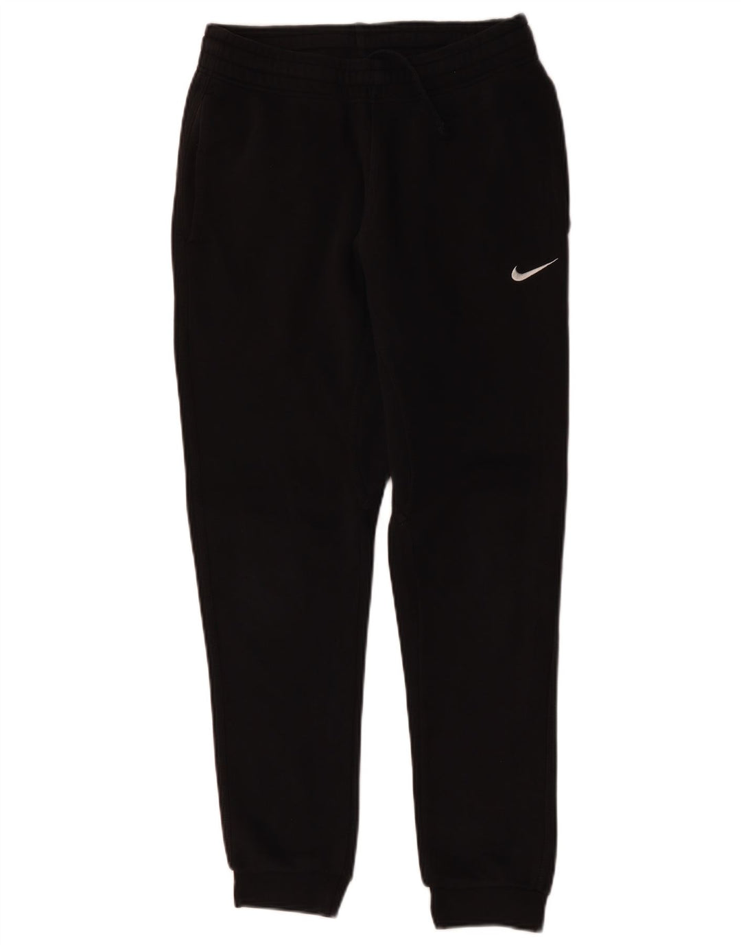 NIKE Mens Tracksuit Trousers Joggers Small  Black Cotton