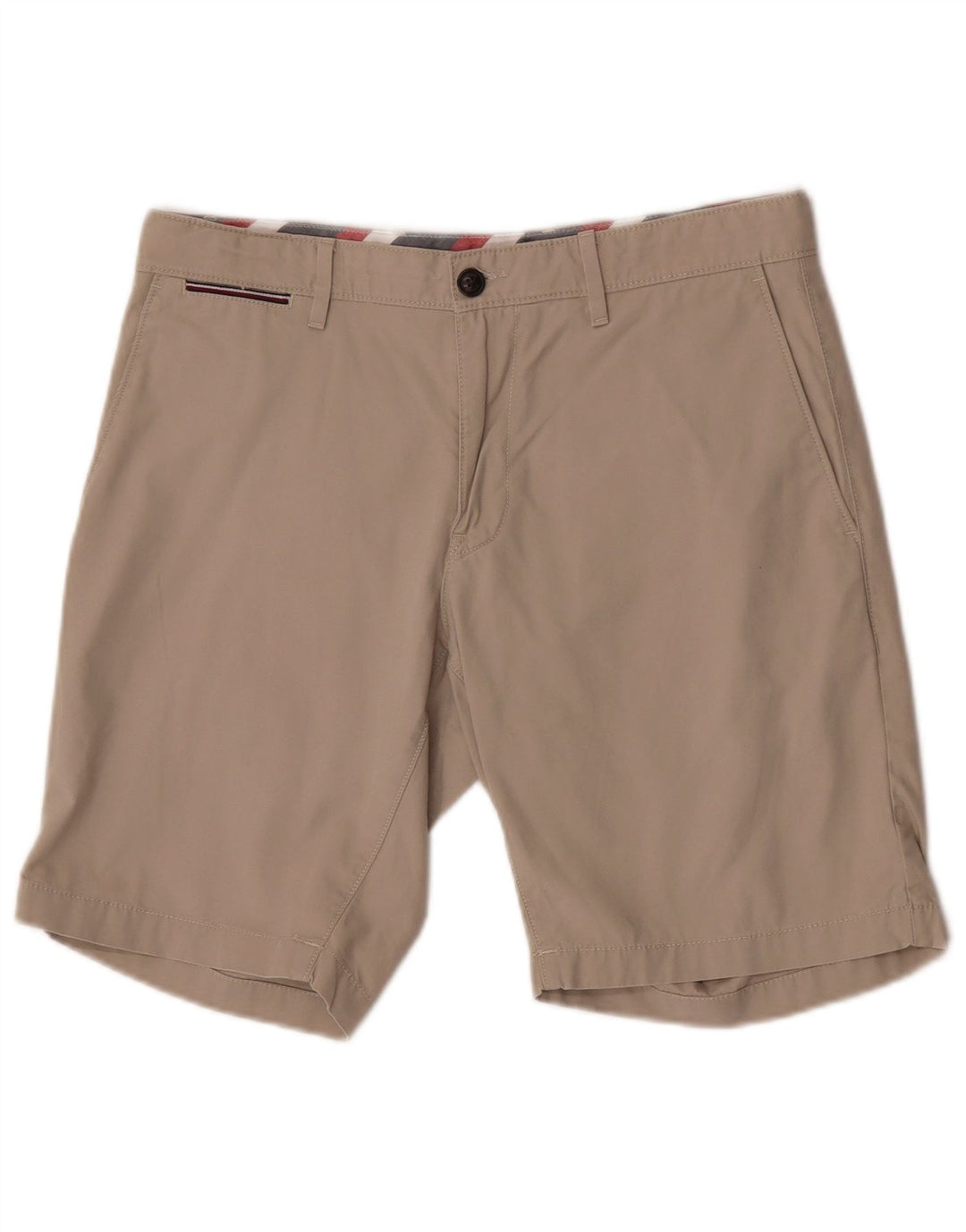 Tommy Hilfiger Mens Chino Shorts W32 Medium Beige Cotton