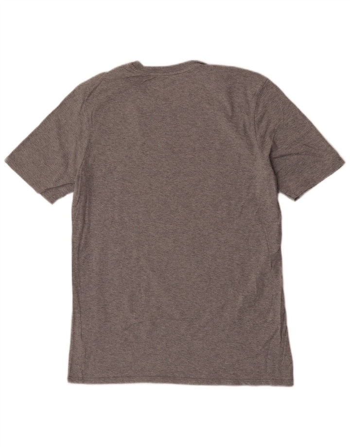 Nike Mens Athletic Cut Graphic T-Shirt Top Medium Grey Cotton