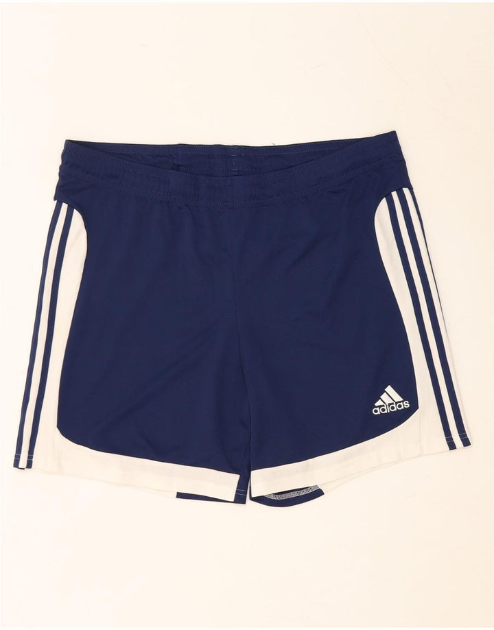 ADIDAS Mens Clima 365 Sport Shorts Large  Navy Blue Colourblock Polyester