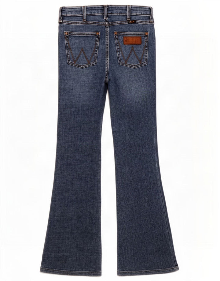 Wrangler Womens Flared Jeans W27 L31 Blue Cotton