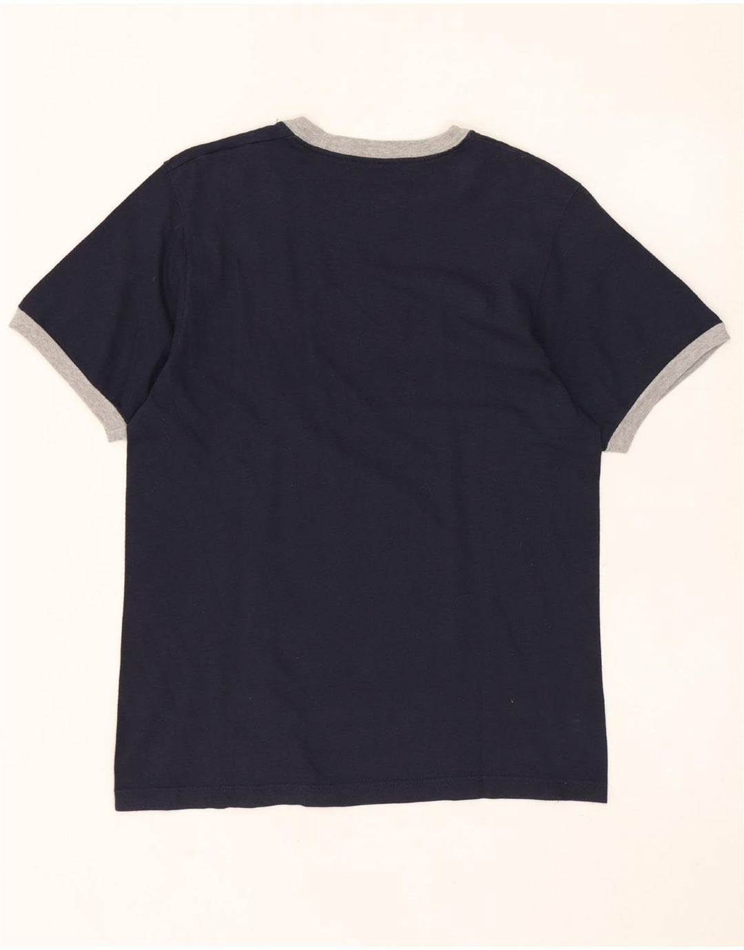 CHAMPION Mens Heritage Classics T-Shirt Top Small Navy Blue Cotton