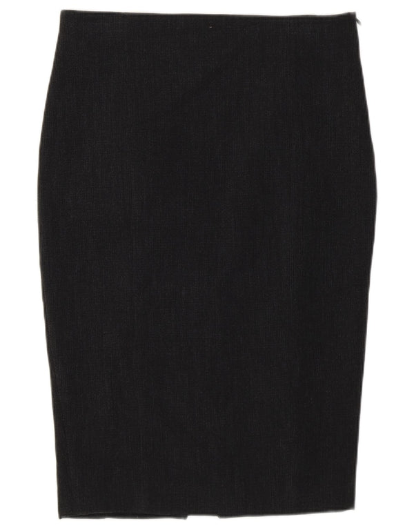 Zara Womens Pencil Skirt Medium W28  Grey Polyester