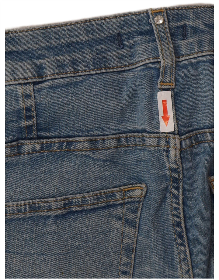 Liu Jo Womens Skinny Jeans W28 L27 Blue Geometric