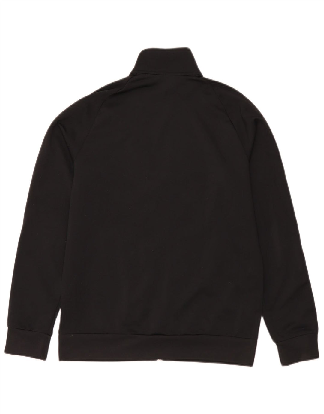 Adidas Boys Tracksuit Top Jacket 13-14 Years Black Polyester