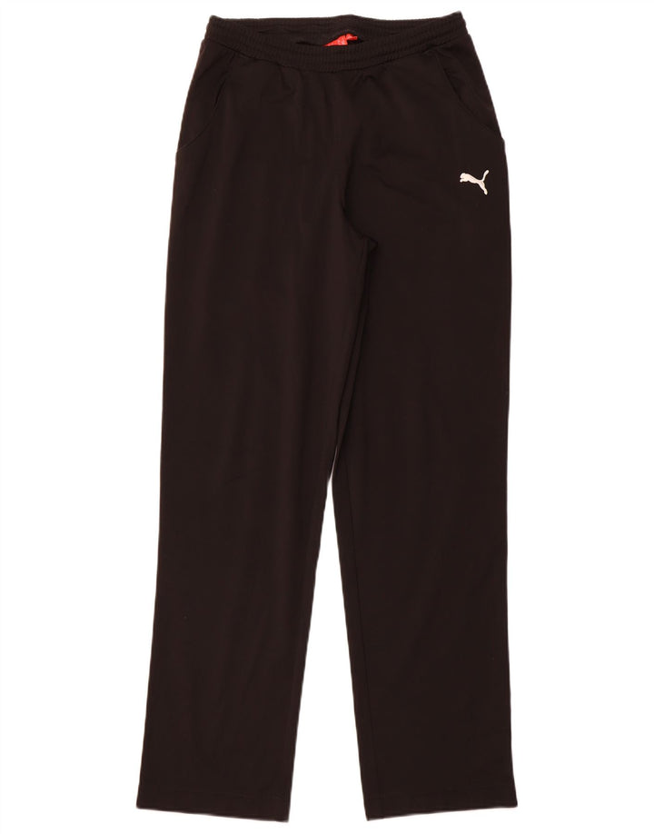 PUMA Mens Tracksuit Trousers Small Black Polyester