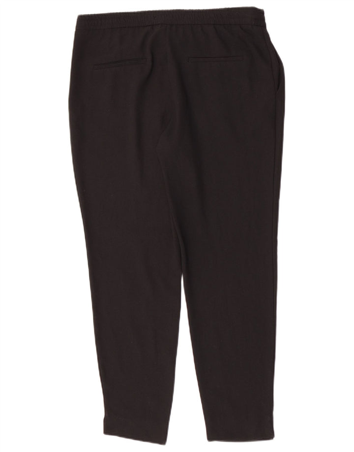 Zara Womens Slim Chino Trousers Small W30 L27 Black Polyester