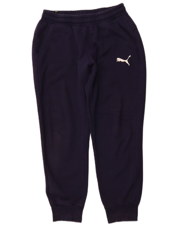 PUMA Mens Tracksuit Trousers Joggers Medium Navy Blue