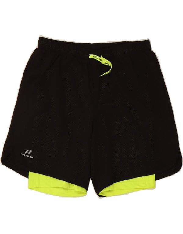 PRO TOUCH Mens Sport Shorts Medium  Black