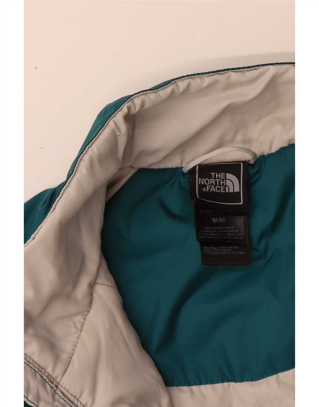 The North Face Womens Liner Bomber Jacket UK 14 Medium Blue Nylon