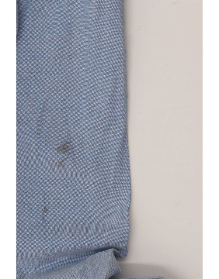 Chaps Mens Shirt Medium Blue Cotton