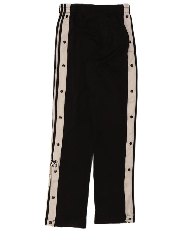Adidas Womens Graphic Tracksuit Trousers UK 8 Small Black Colourblock