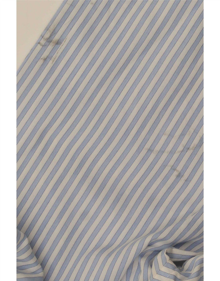Ellesse Mens Shirt XL Blue Striped Cotton