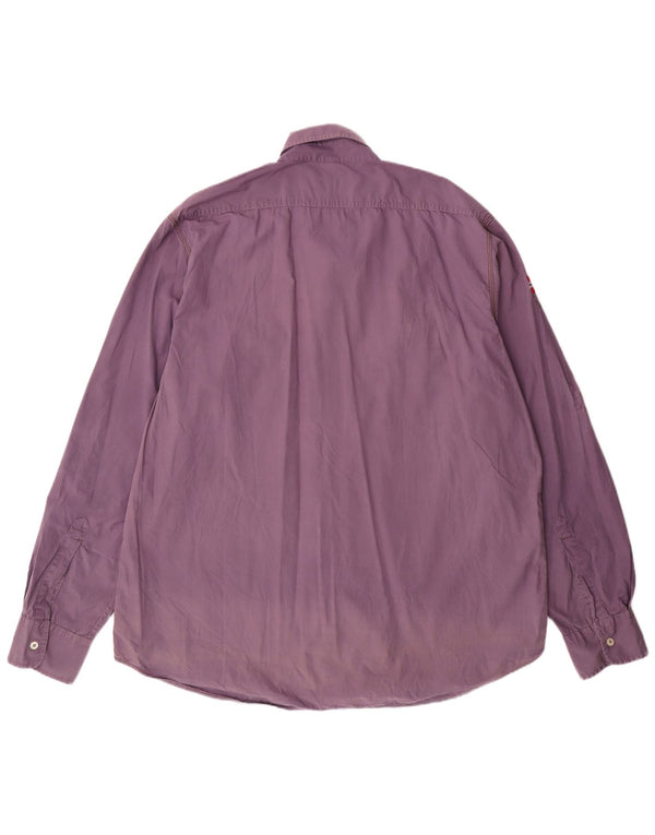 NAPAPIJRI Mens Graphic Shirt 3XL Purple Cotton