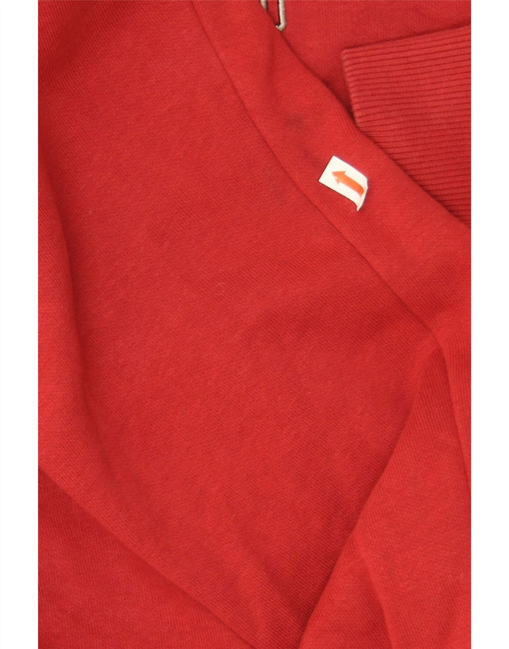 Champion Mens Graphic Sweatshirt Jumper Large Red Cotton