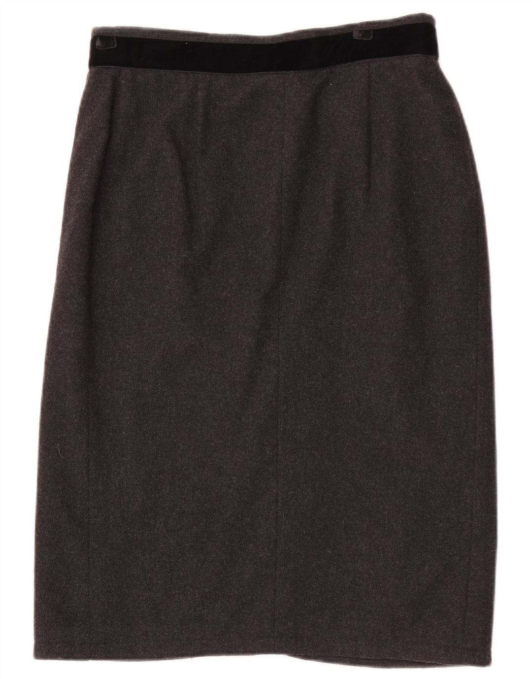 Luisa Spagnoli Womens Pencil Skirt IT 44 Medium W30 Grey Wool