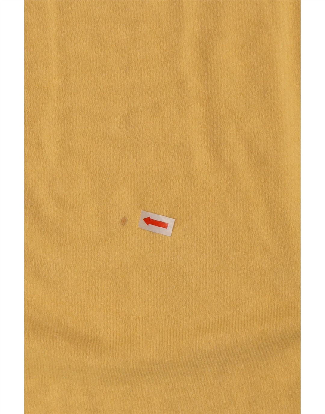 Izod Mens Polo Shirt Large Yellow Cotton
