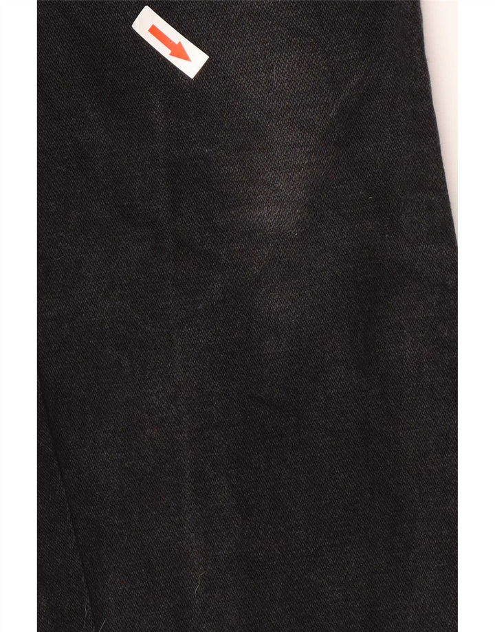 Wrangler Mens Straight Jeans W29 L30 Black Cotton