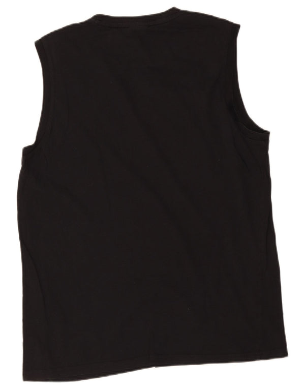 Champion Mens Graphic Vest Top Large Black