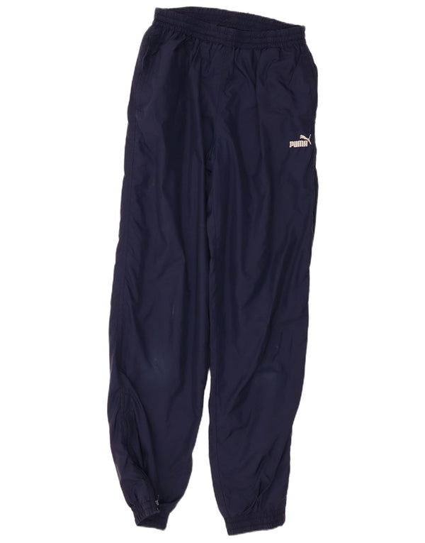 PUMA Boys Tracksuit Trousers Joggers 15-16 Years  Navy Blue Nylon