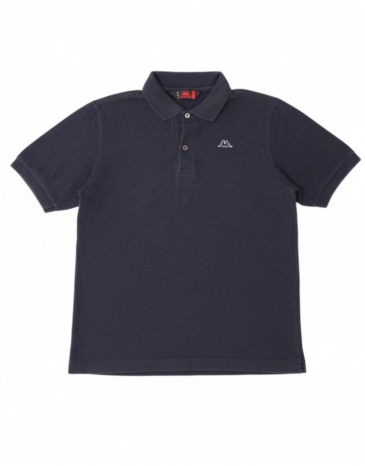 KAPPA Mens Polo Shirt Small Navy Blue Cotton