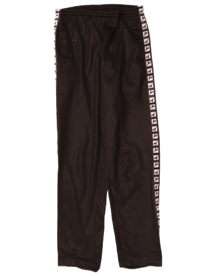 DIADORA Womens Oversized Graphic Full Tracksuit UK 10 Small Black