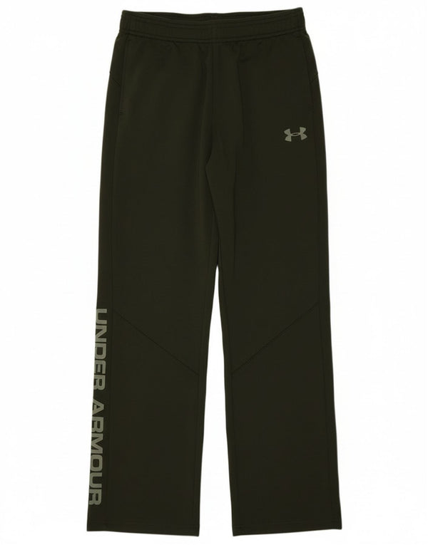 Under Armour Boys Graphic Tracksuit Trousers 9-10 Years Medium Khaki