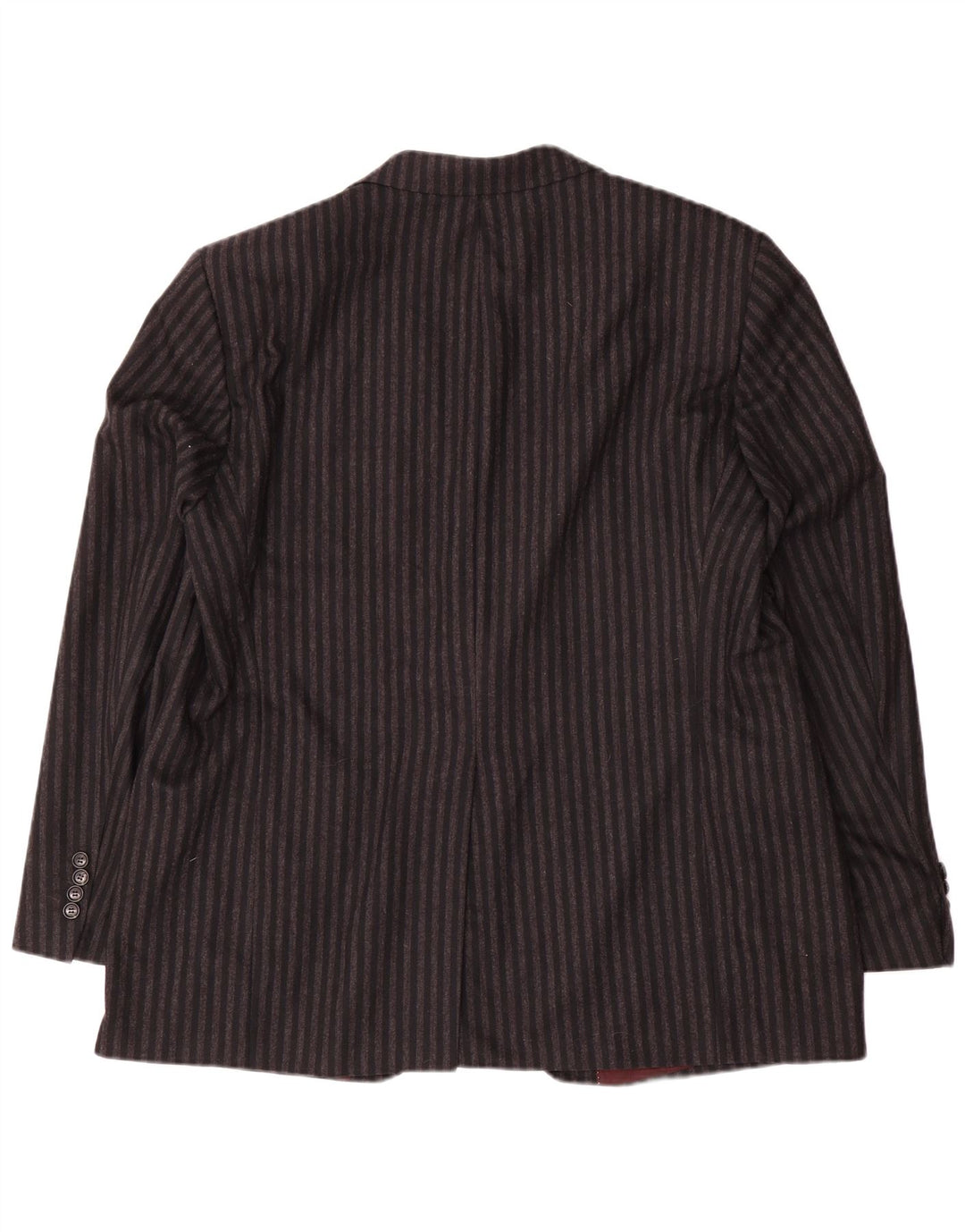 Pierre Cardin Mens 2 Button Blazer Jacket UK 40 Large Grey Pinstripe Wool