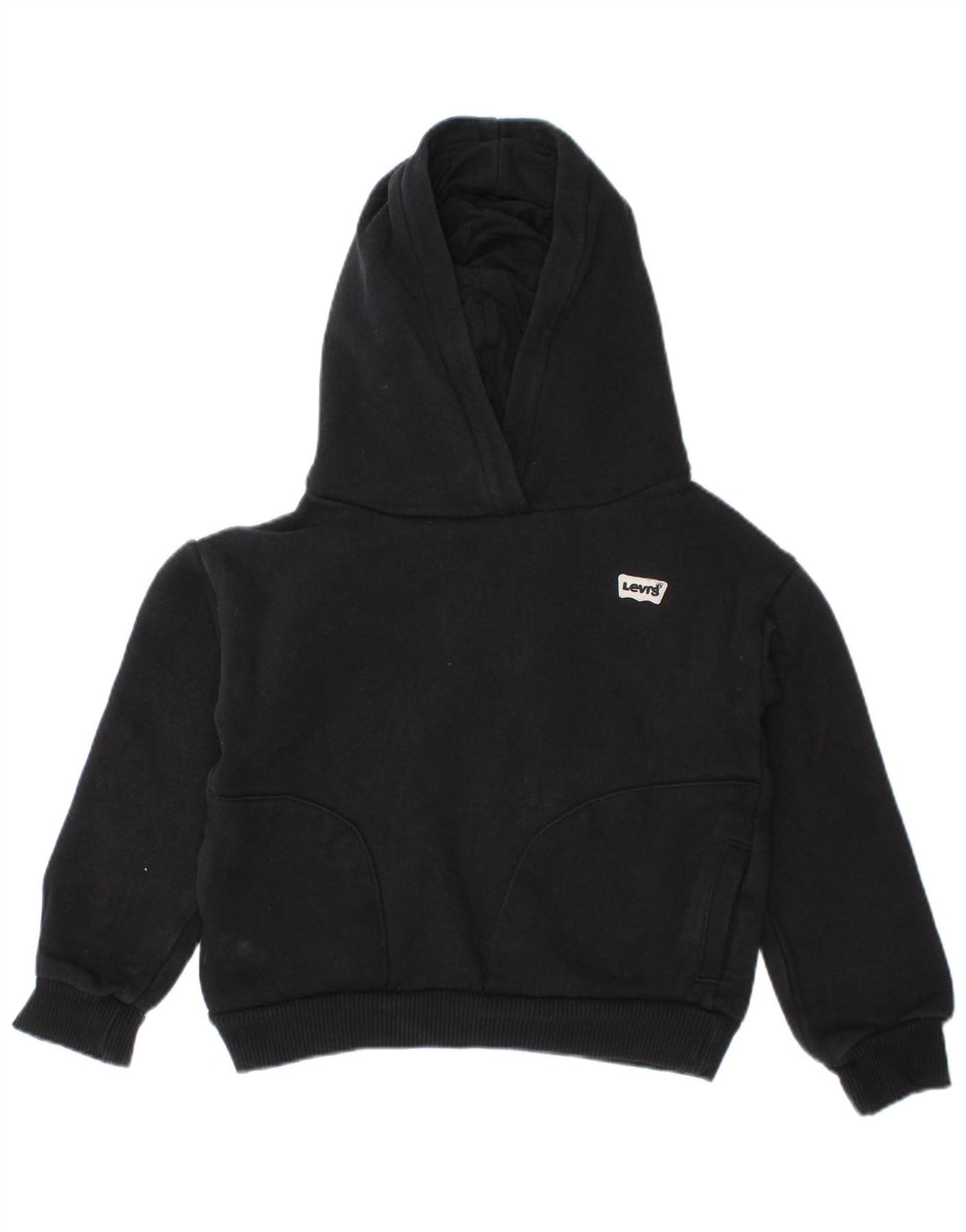 LEVI'S Baby Boys Hoodie Jumper 18-24 Months Black Cotton