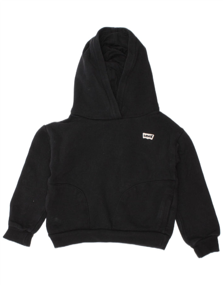 LEVI'S Baby Boys Hoodie Jumper 18-24 Months Black Cotton