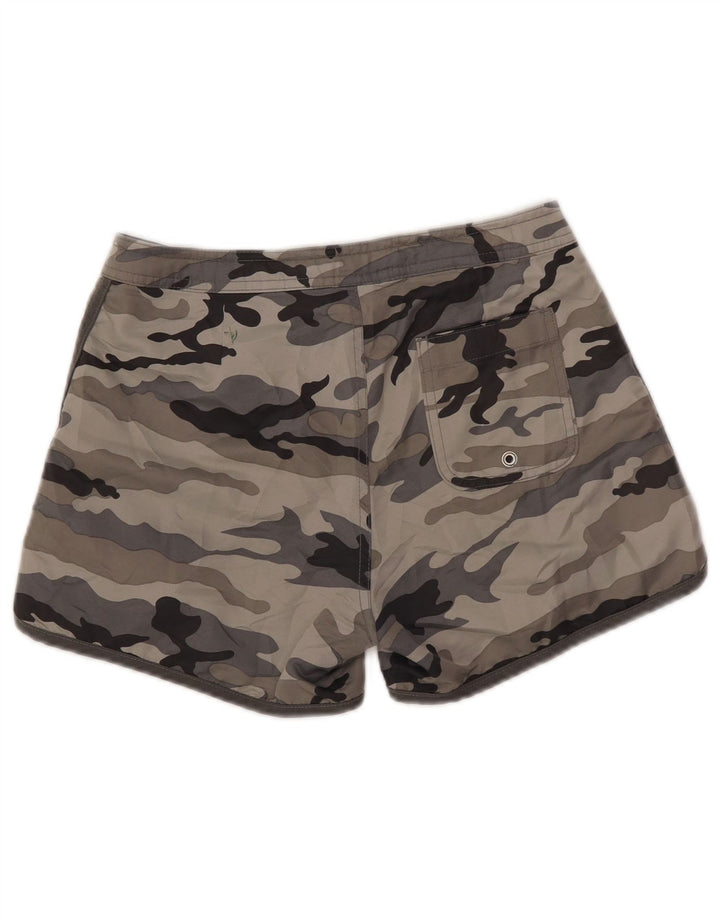 VANS Womens Casual Shorts W27 Small  Grey Camouflage
