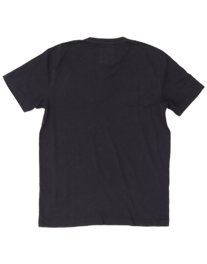Crew Clothing Mens T-Shirt Top Medium Navy Blue Cotton