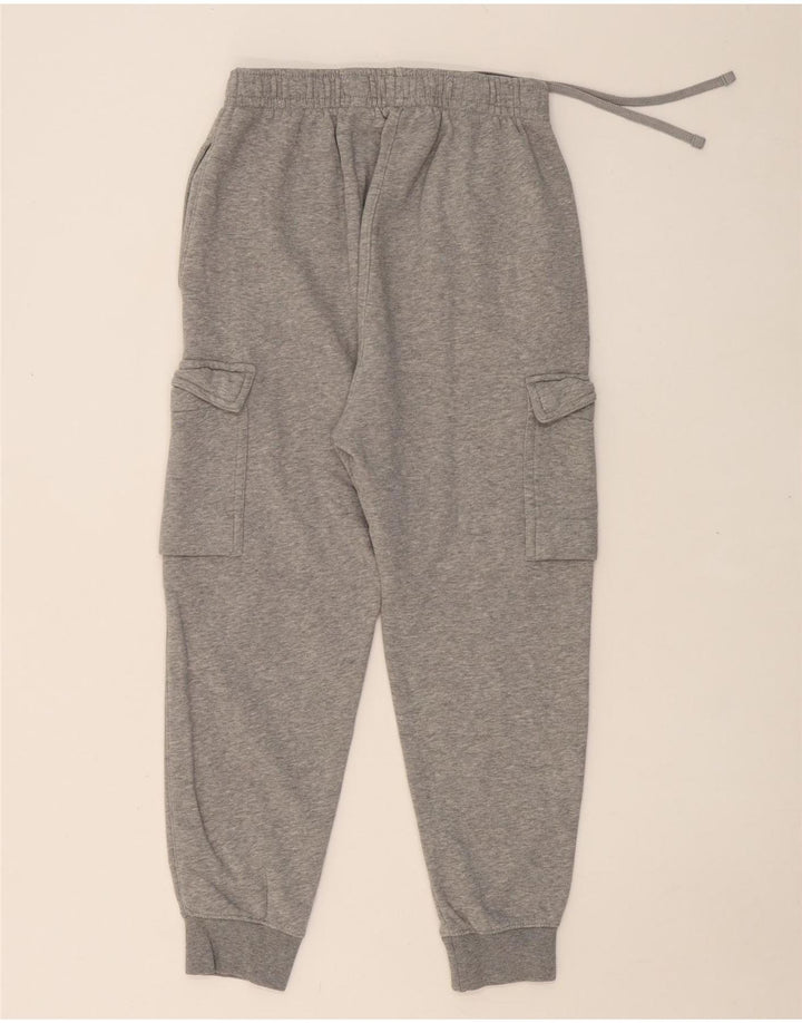 NIKE Womens Cargo Tracksuit Trousers Joggers UK 10 Small Grey Cotton