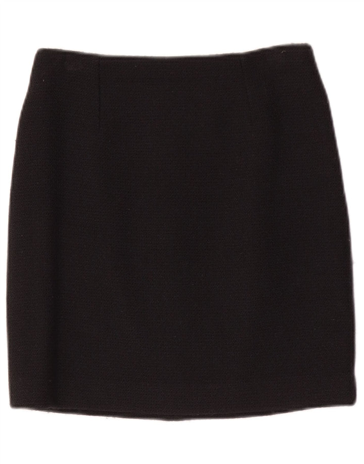 Etam Womens Mini Skirt IT 36 XS W24 Black Wool
