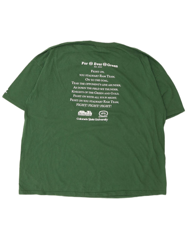 RUSSELL ATHLETIC Mens Graphic T-Shirt Top 3XL Green