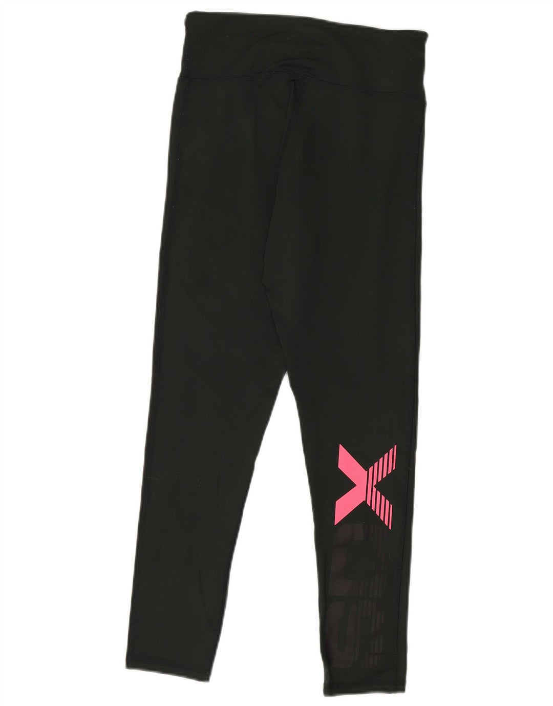 SUPERDRY Womens Graphic Leggings UK 10 Small  Green Polyamide