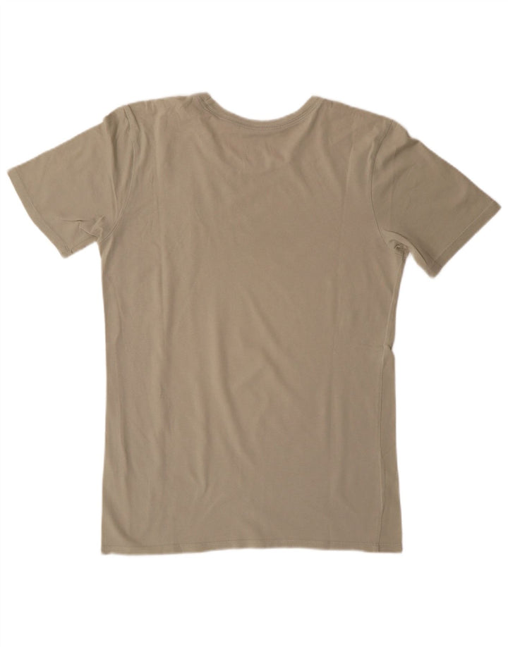 Jordan Mens T-Shirt Top Small Khaki Cotton