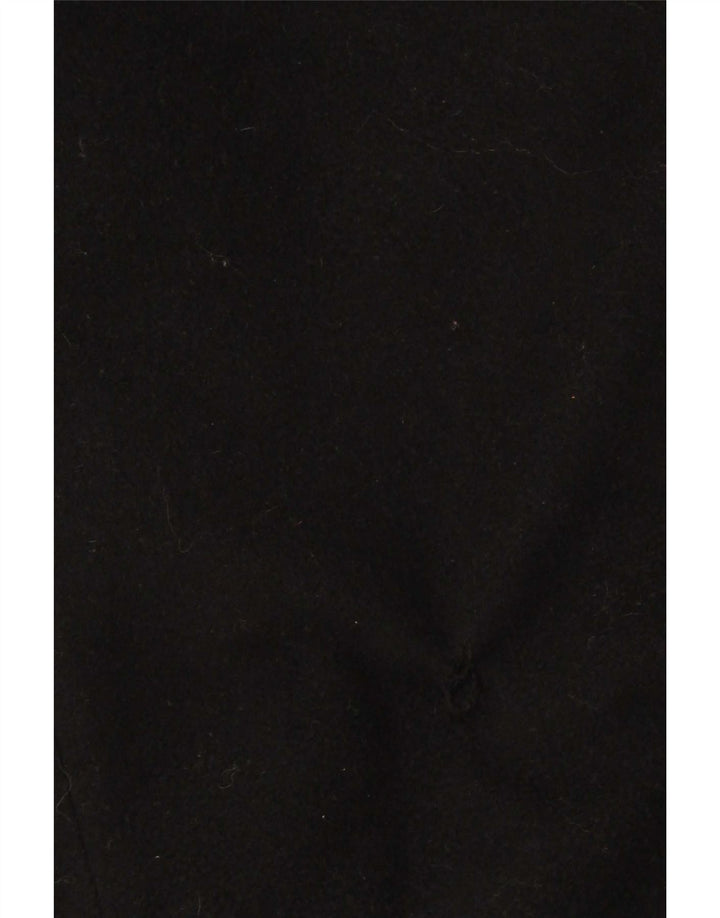 Marks & Spencer Womens Overcoat UK 14 Large Black Wool