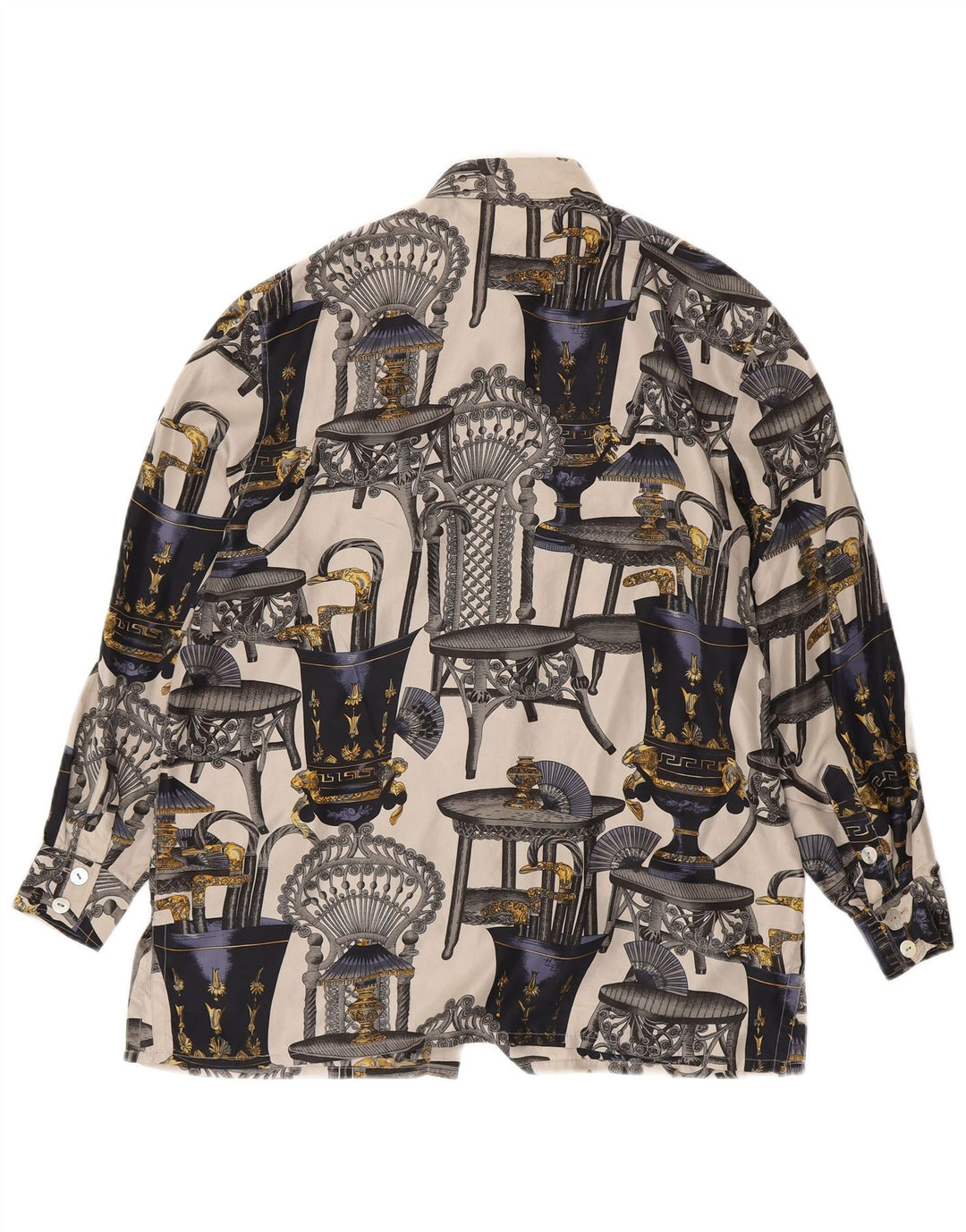 Nadine H Womens Abstract Pattern Shirt Blouse UK 14 Large Multicoloured