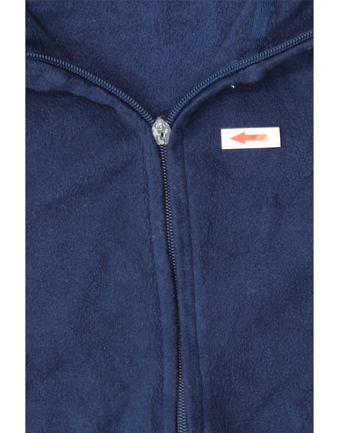 Marks & Spencer Womens Fleece Jacket UK 14 Medium Navy Blue Polyester