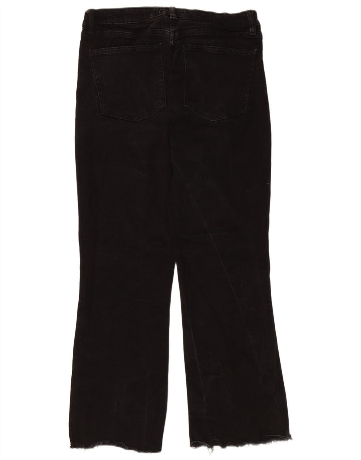 ZARA Womens Bootcut Jeans EU 36 XS W26 L25 Black