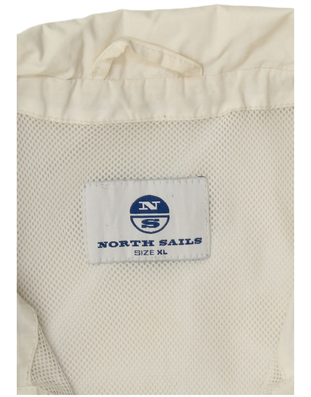NORTH SAILS Mens Bomber Jacket UK 42 XL White Polyamide